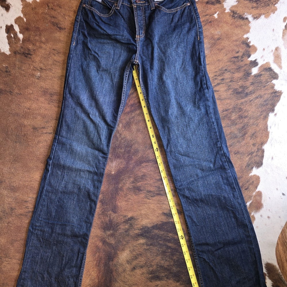 Cinch Women's High Rise Jeans - Dark Blue - Picture 2 of 3